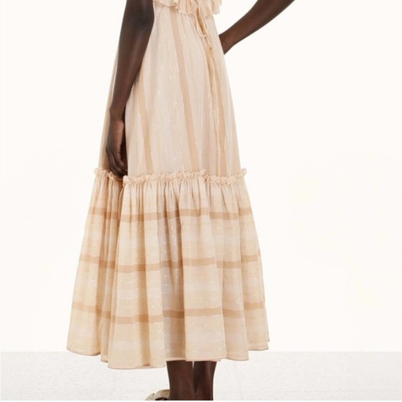 Zimmerman Elegant Beige Maxi Dress - Picture 4 of 15